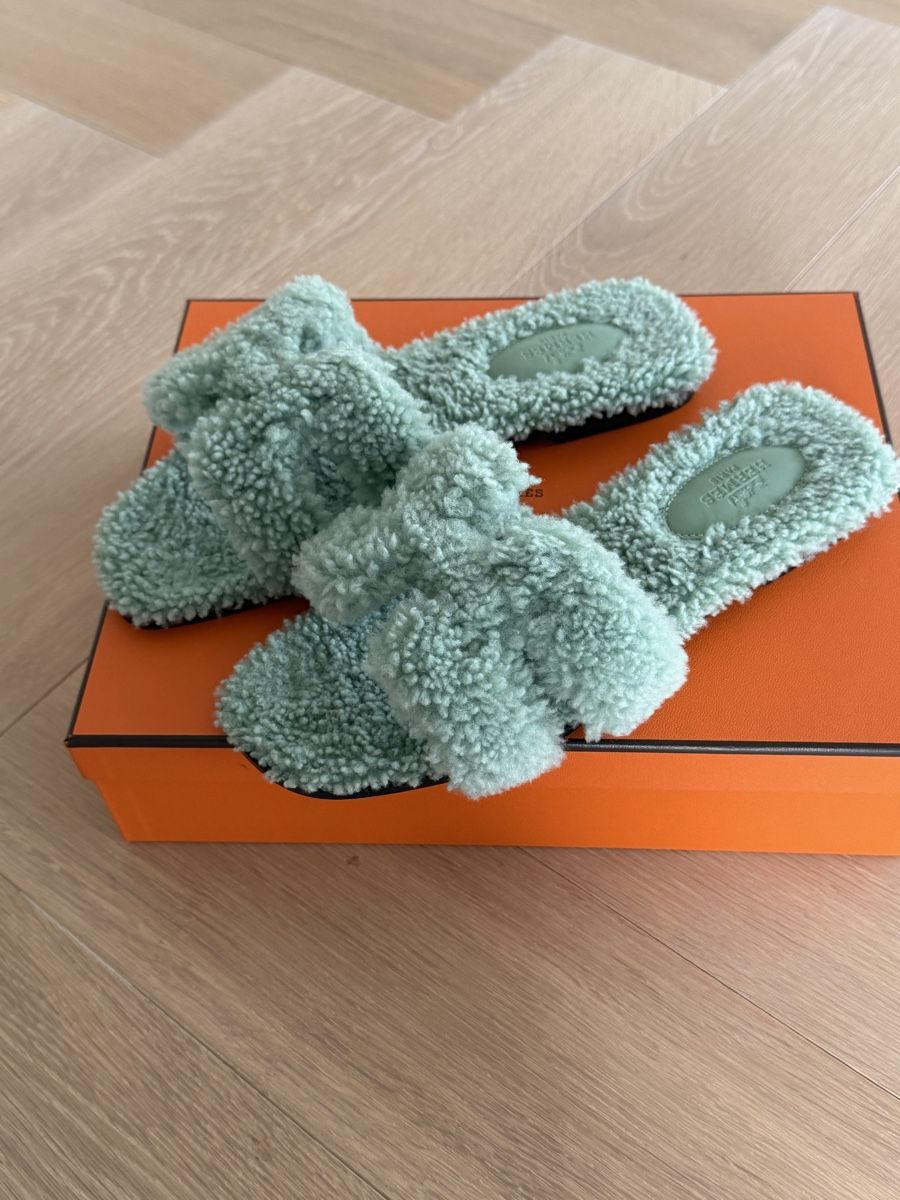 Hermès Scarpe da donna: Hermès Oran Teddy NEU (37.5) – Nuovo (secondo la descrizione) da Thalwil venduto da kirakirashop 2