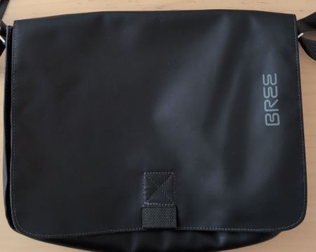 Schwarze BREE Messenger Bag - Laptoptasche - Wie NEU
