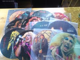 12 PICTURE DISC  Scorpions CULT Twisted Sister ZZ TOP Europe