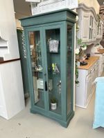 Vitrine Schrank antik restauriert viel Glas Holz börnie's