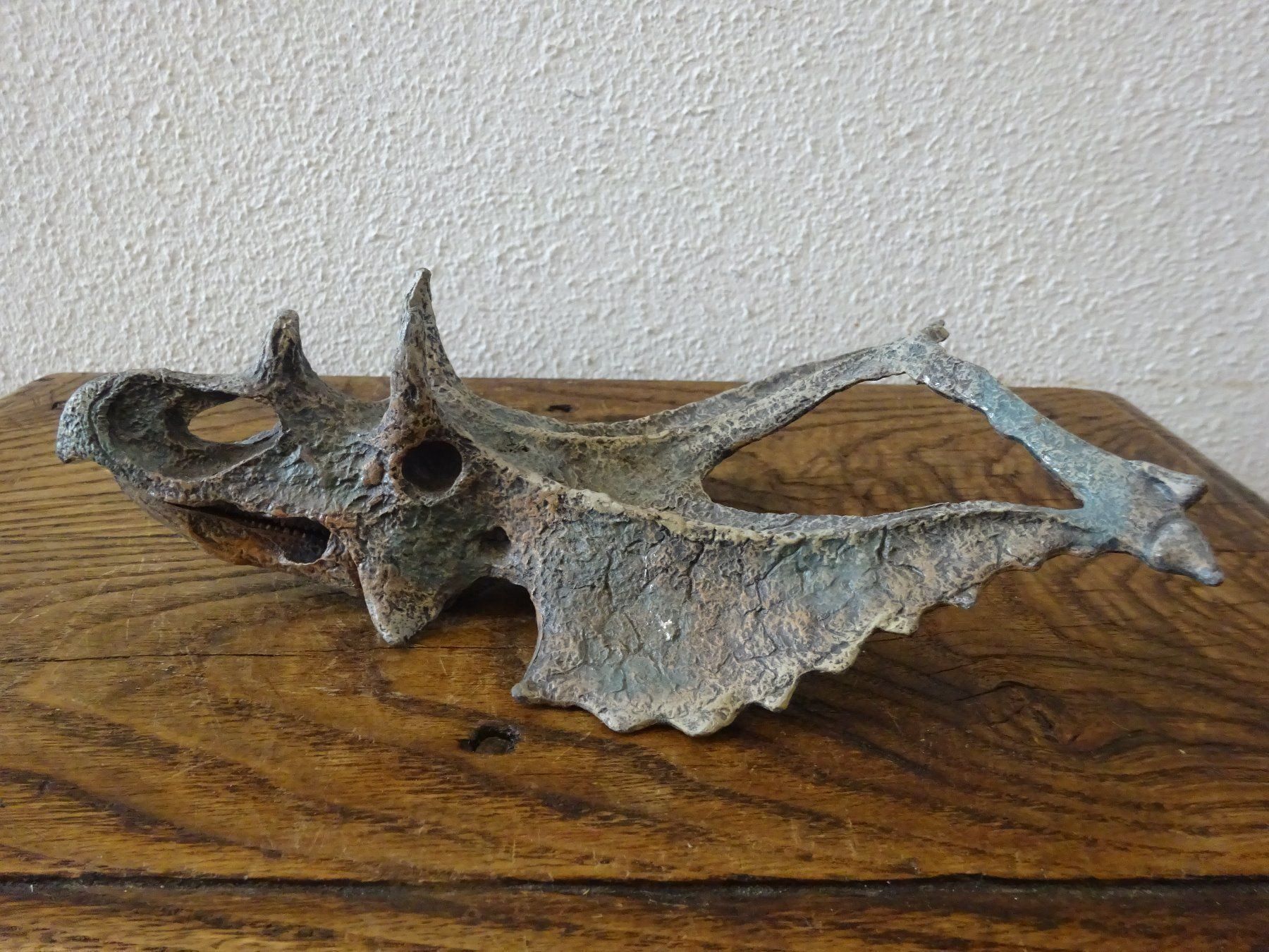 Fossili: Skulptur Saurier Schädel / Drachen – Usato da Esslingen venduto da eintagammeer 4
