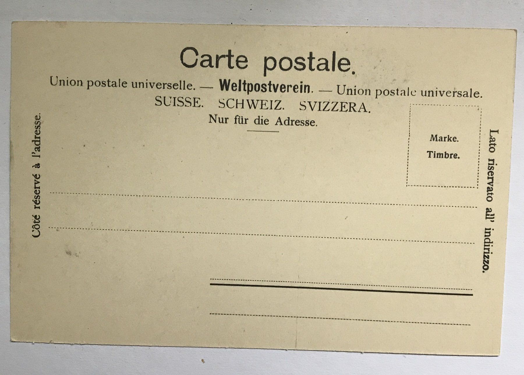 Ansichtskarten: ALTE ANSICHTSKARTE BERN HIRSCHENPARK – Gebraucht aus Ostermundigen von wini63 1