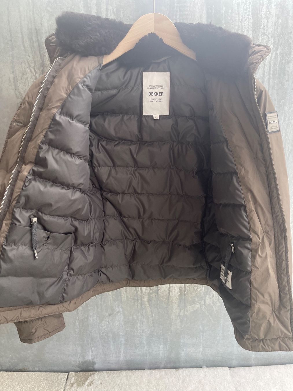Jacken: DEKKER Daunenjacke braun Gr. 36 – Neu (gemäss Beschreibung) aus Brütten von Rod816 7
