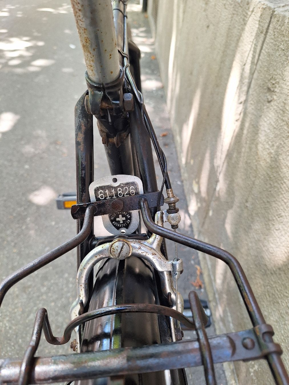 Schweizer Armee Biciclette: Herrenvelo schwarz retro – Usato da Basel venduto da Jcb3 4