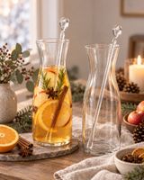 2x Lange Karaffenlöffel – Transparent & Elegant
