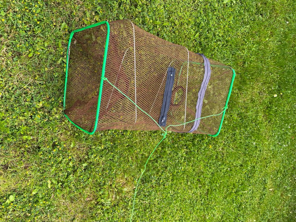 Faltbare Fischreuse - 6-Loch Angelnetz Für Garnelen & Krebse