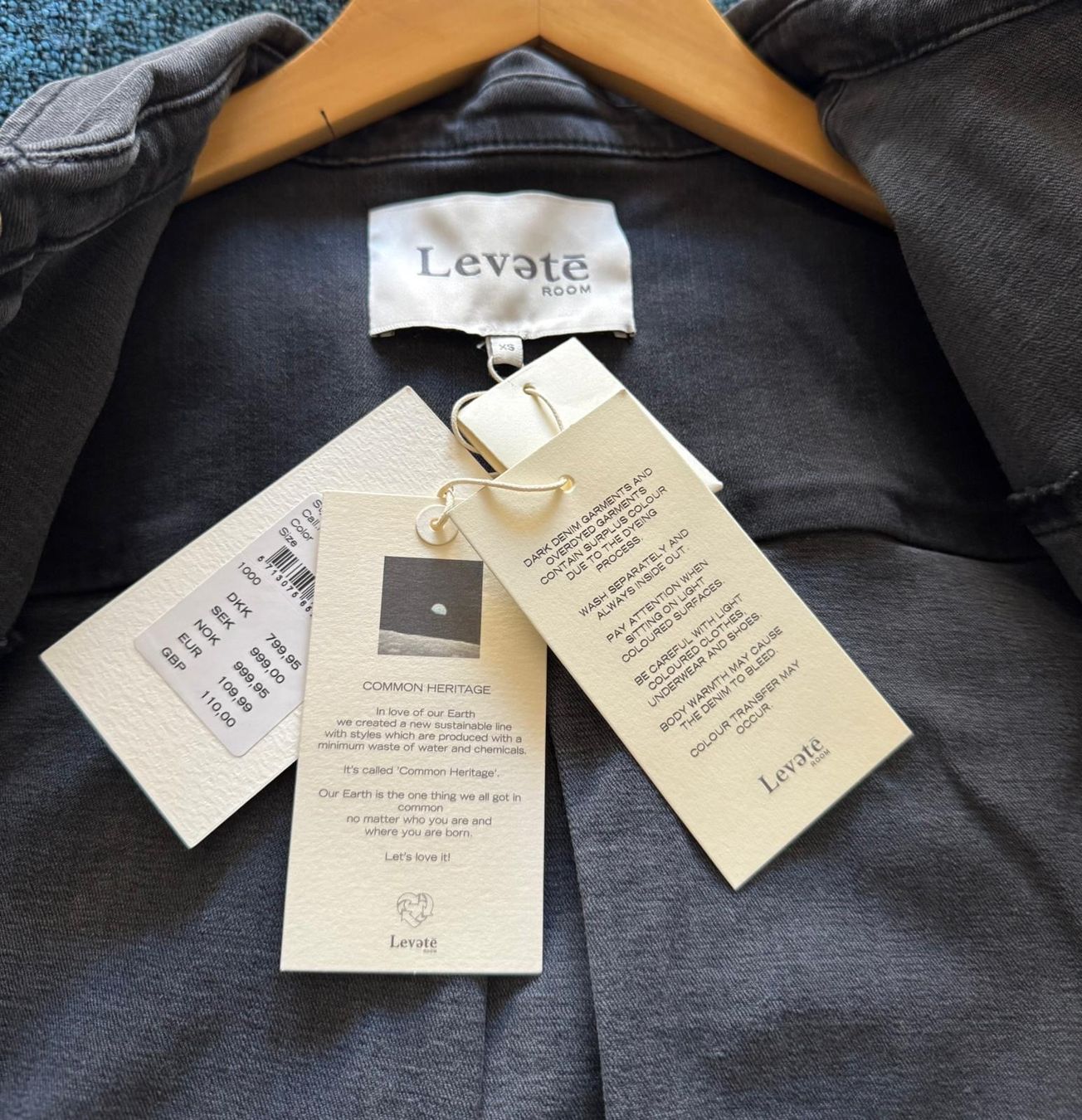 Blusen: Marke Levate Hemd denim schwarz XS – Neu und originalverpackt aus Nussbaumen AG von brigitebardot