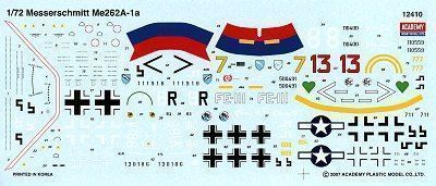 Kit di modellismo & Modellini statici: Academy Messerschmitt 262A1a und C – Nuovo e nell'imballaggio originale da Neuenhof venduto da Abakan 1