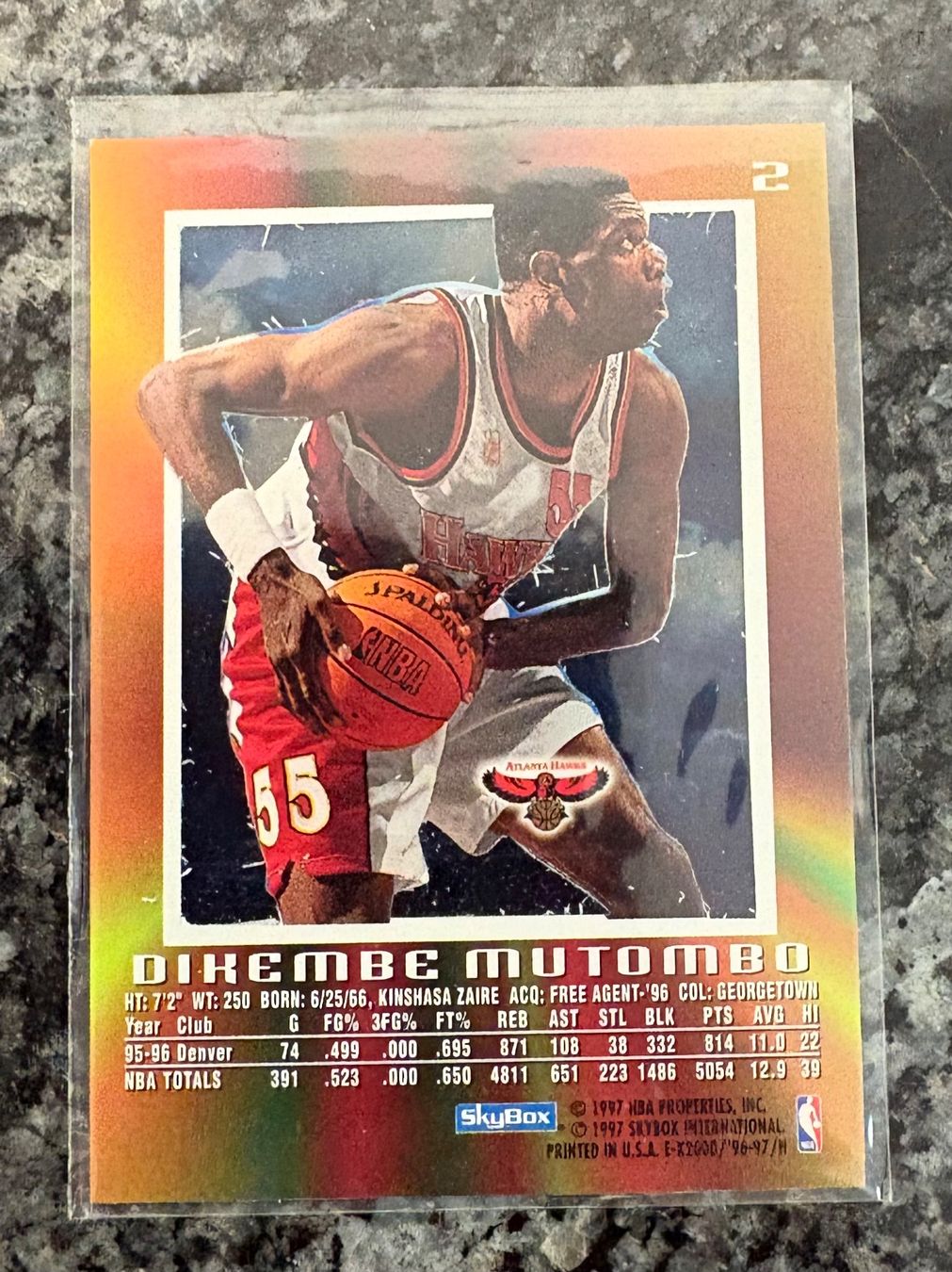 Nba Cartes à collectionner: NBA Dikembe Mutombo Skybox EX2000 96/97 Card – Neuf (Voir description) à Muttenz par joba23 1