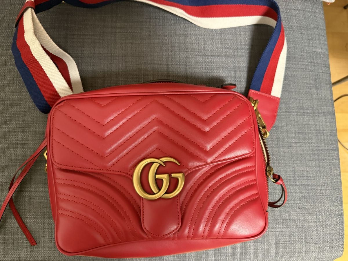 Gucci Borse da donna: Gucci Marmont Tasche rot – Usato da Dietwil venduto da schiwi