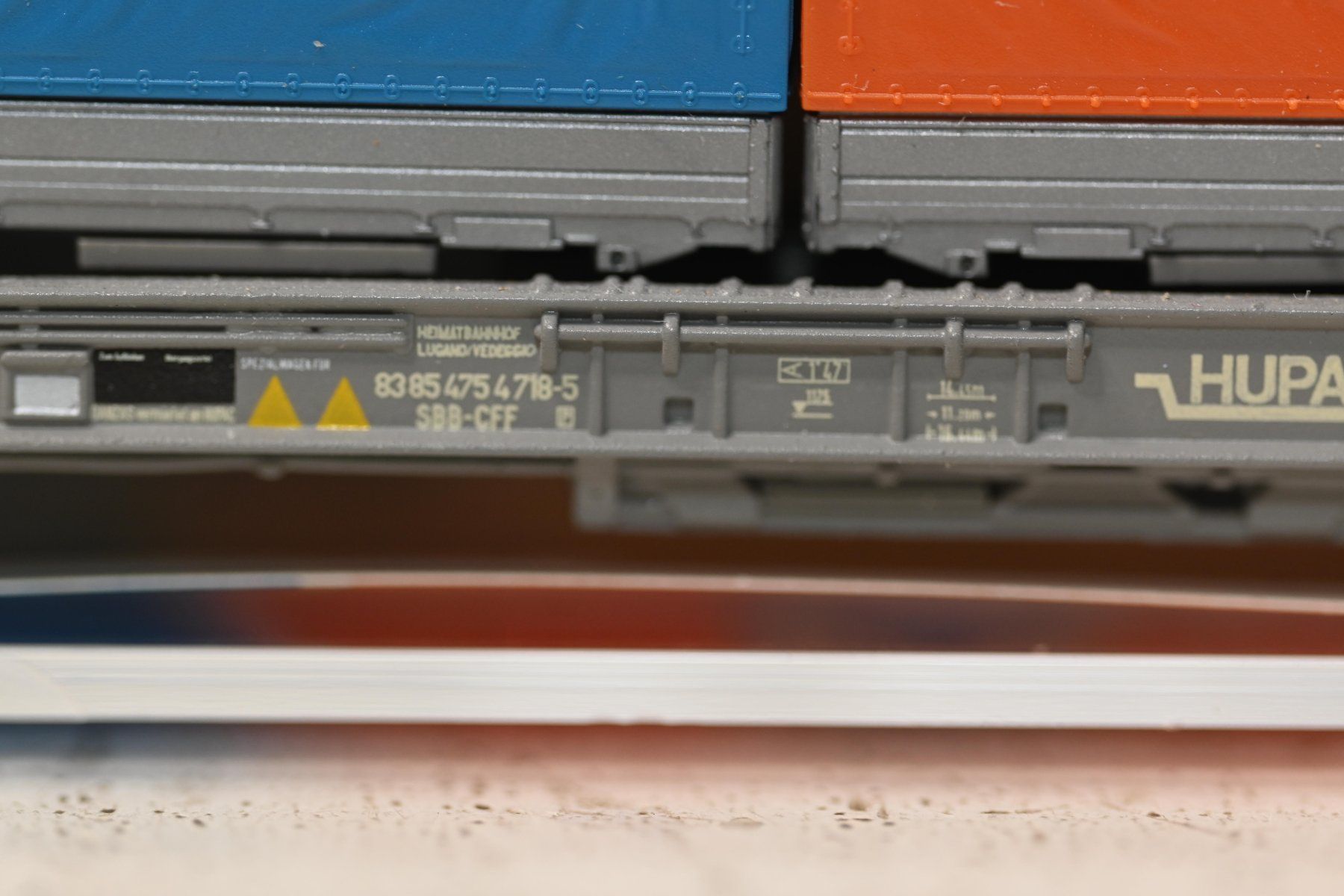 Roco Modellini di ferrovie: HUPAC Bertschi Roco Spur N mit OVP – Usato da Laupen ZH venduto da Zmoewe 4