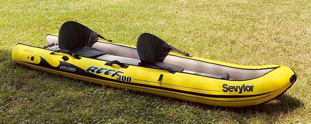 Barche: Vendo Kayak Sevilor Reef 300  – Usato da Villa Luganese venduto da Pupilino