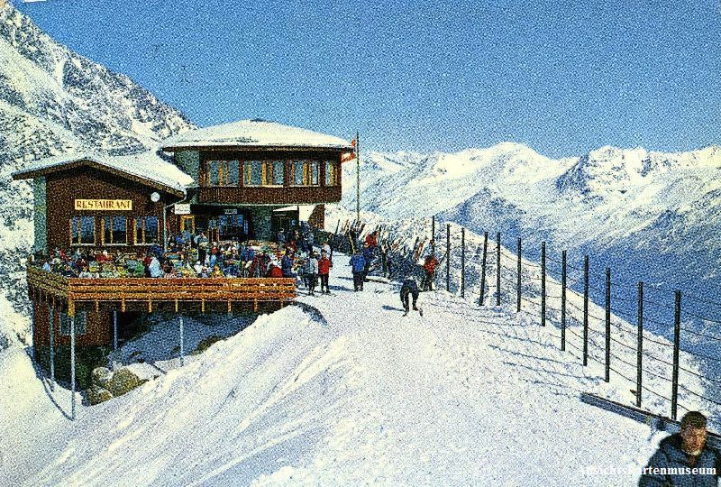 Cartoline postali: Saas Fee - Bergsteigerheim + 1974 – Usato da Emmenbrücke venduto da teestube