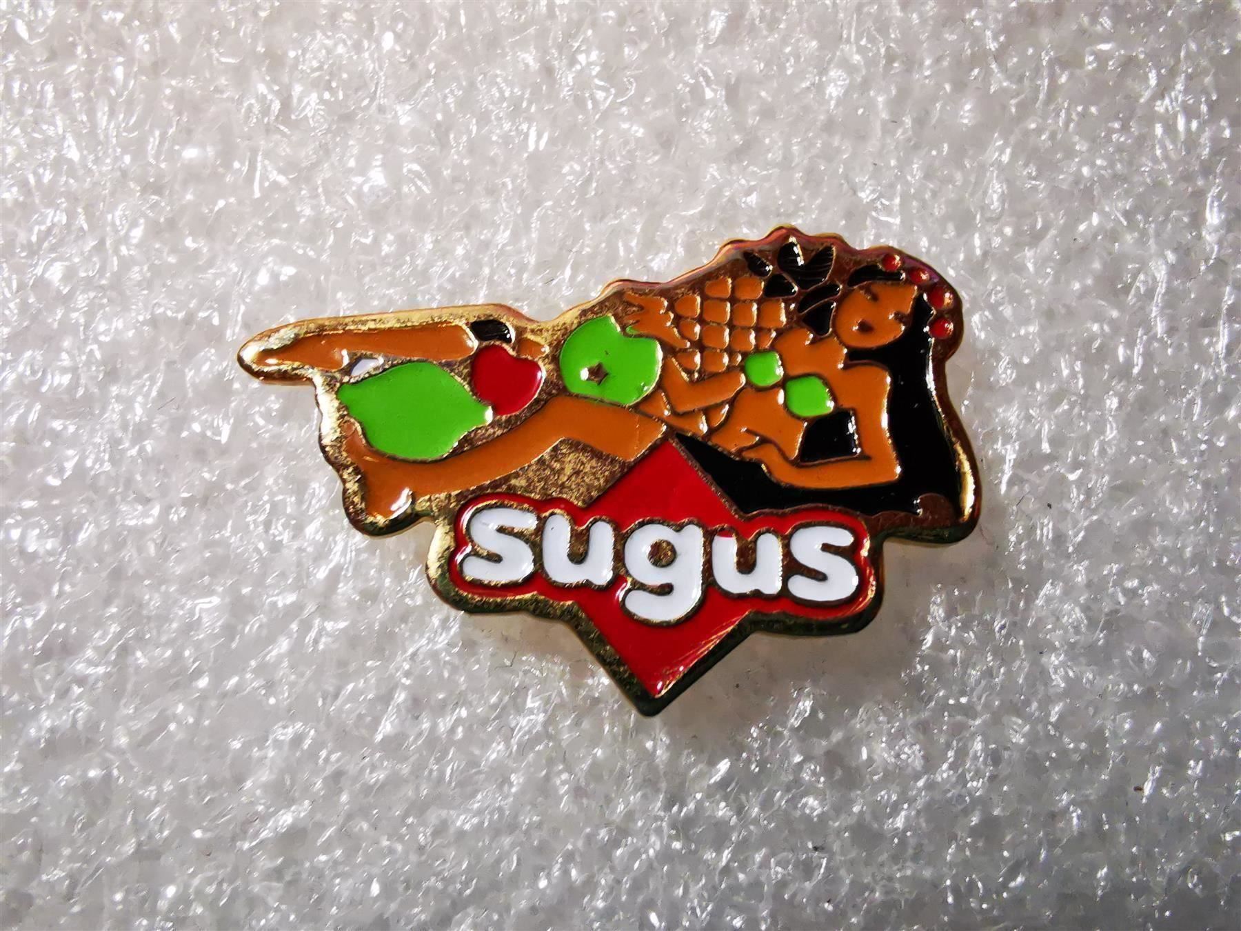 Placchette & Badge: Ansteckpin 31: Sugus – Usato da Oppligen venduto da Pin-Fall-Shop