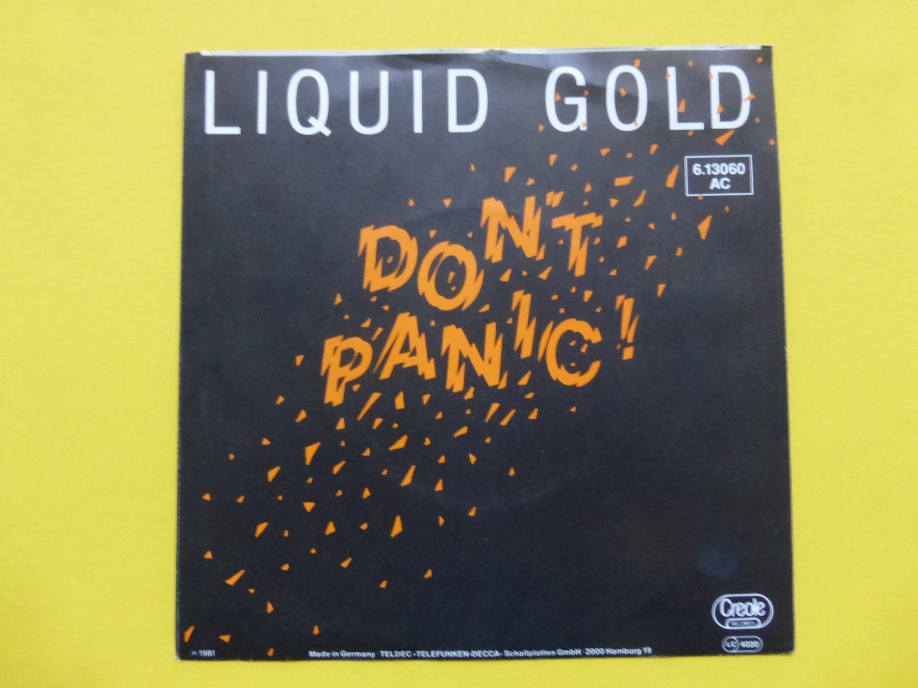 Schallplatten: Liquid Gold – Don't Panic – Gebraucht aus Zürich von Swiss57 1