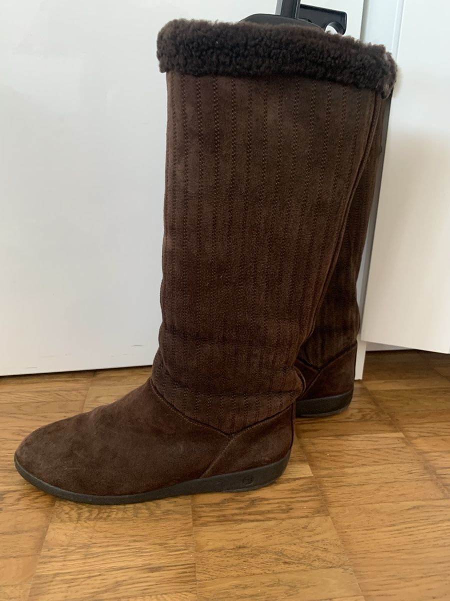 Scarpe da donna: Bally braun lammleder stiefel – Usato da Zürich venduto da Nikuska32