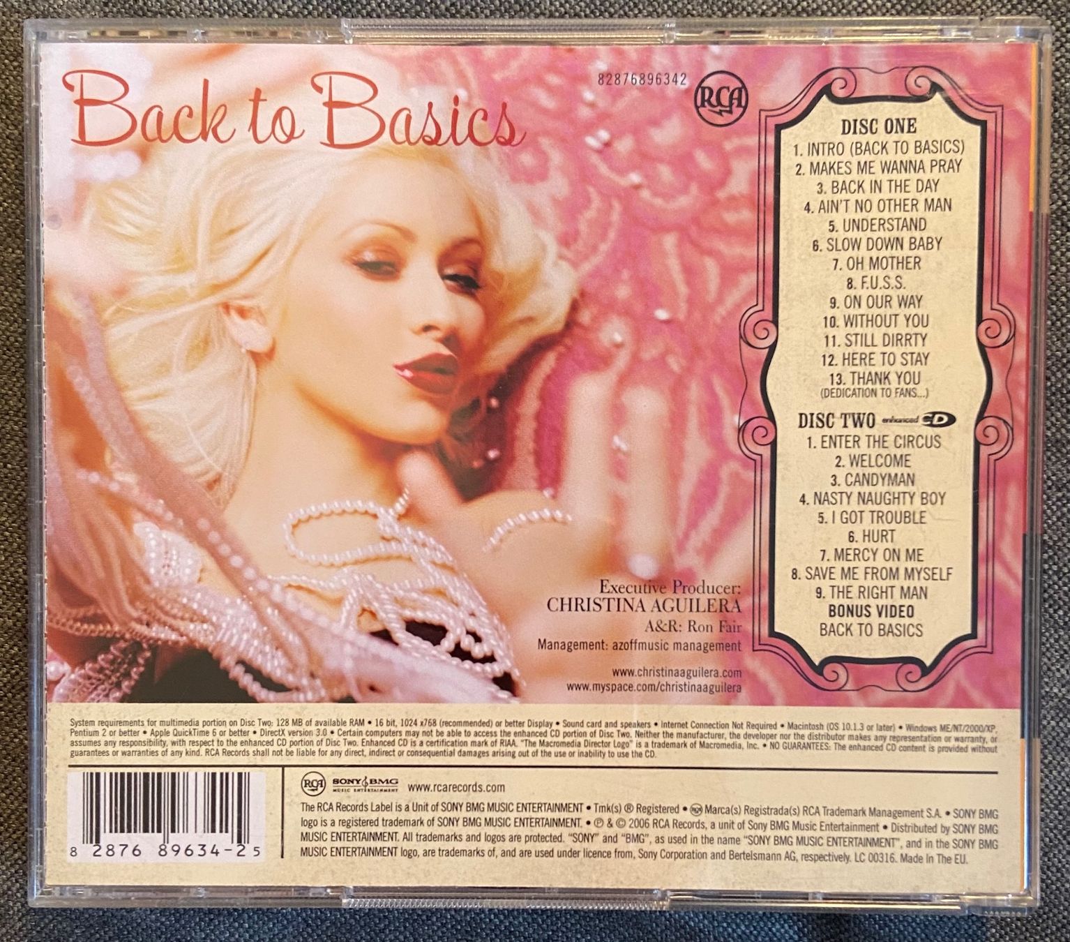 CD: 2 CDs Christina Aguilera • Back to Basics – Usato da Luzern venduto da Lycka 1
