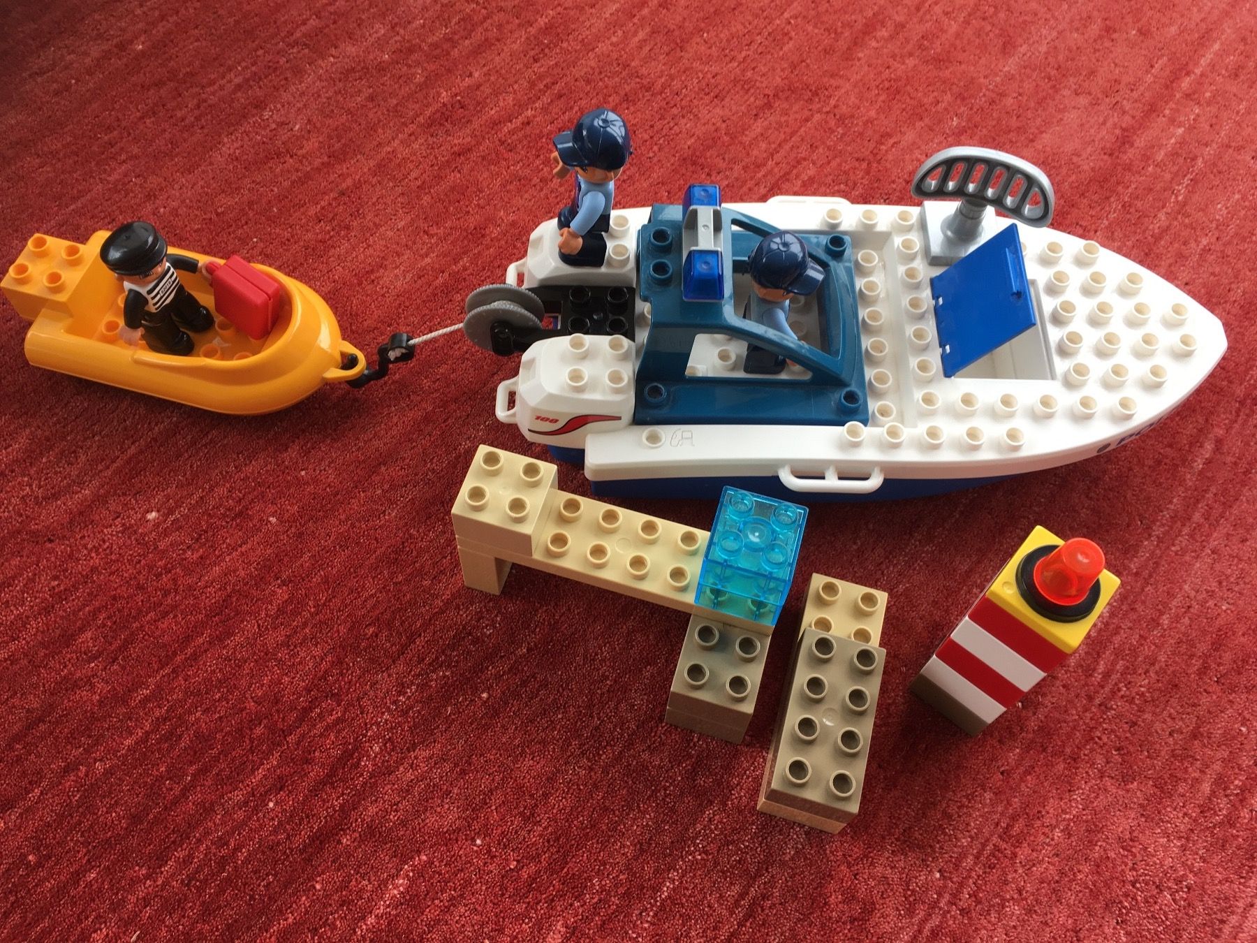 Duplo Spielzeuge: Lego Duplo 4861 Bateau de police – Gebraucht aus Faoug von  1