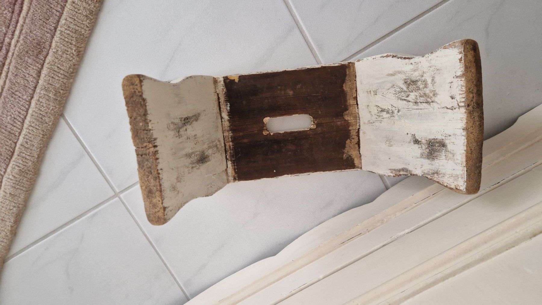 Hocker: Antiker Schemmel Hocker Shabby – Gebraucht aus Rütihof von Teddy1985 4