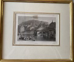 Stahlstich GENEVA gerahmt