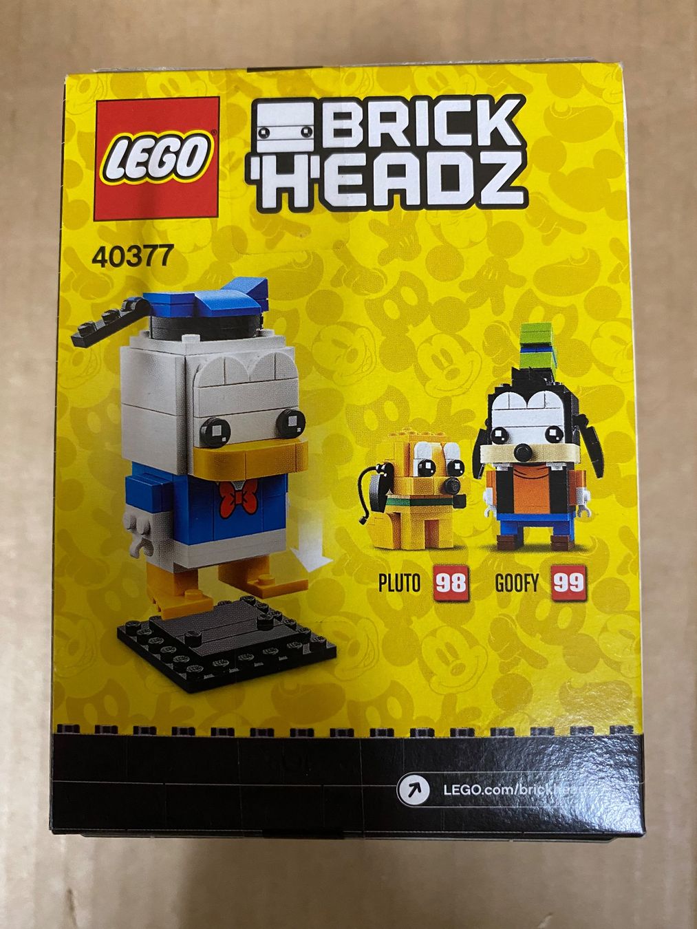 Lego Kit di costruzioni: Lego, BrickHeadz Donald Duck, 40377 – Nuovo e nell'imballaggio originale da Eschlikon TG venduto da ArtRecBrick 2