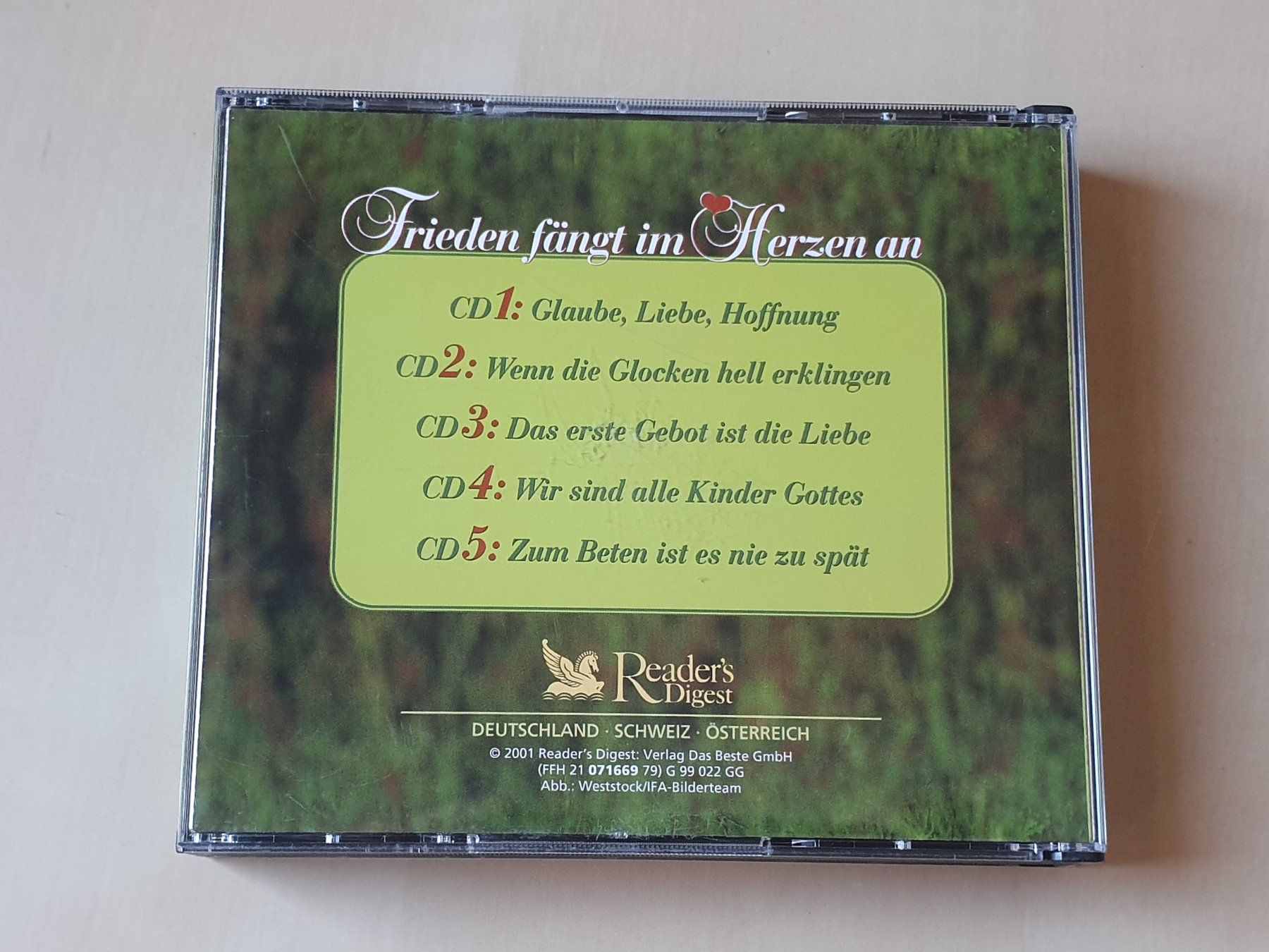 CDs: Frieden fängt im Herzen an 5 CDs – D'occasion à Stansstad par collectorsshop 1
