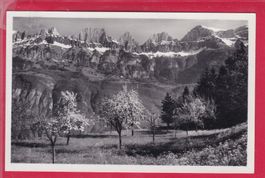 WALLENSEE MIT DEN CHURFIRSTEN, 6.10.1940 (AUSHILFSSTEMPEL)