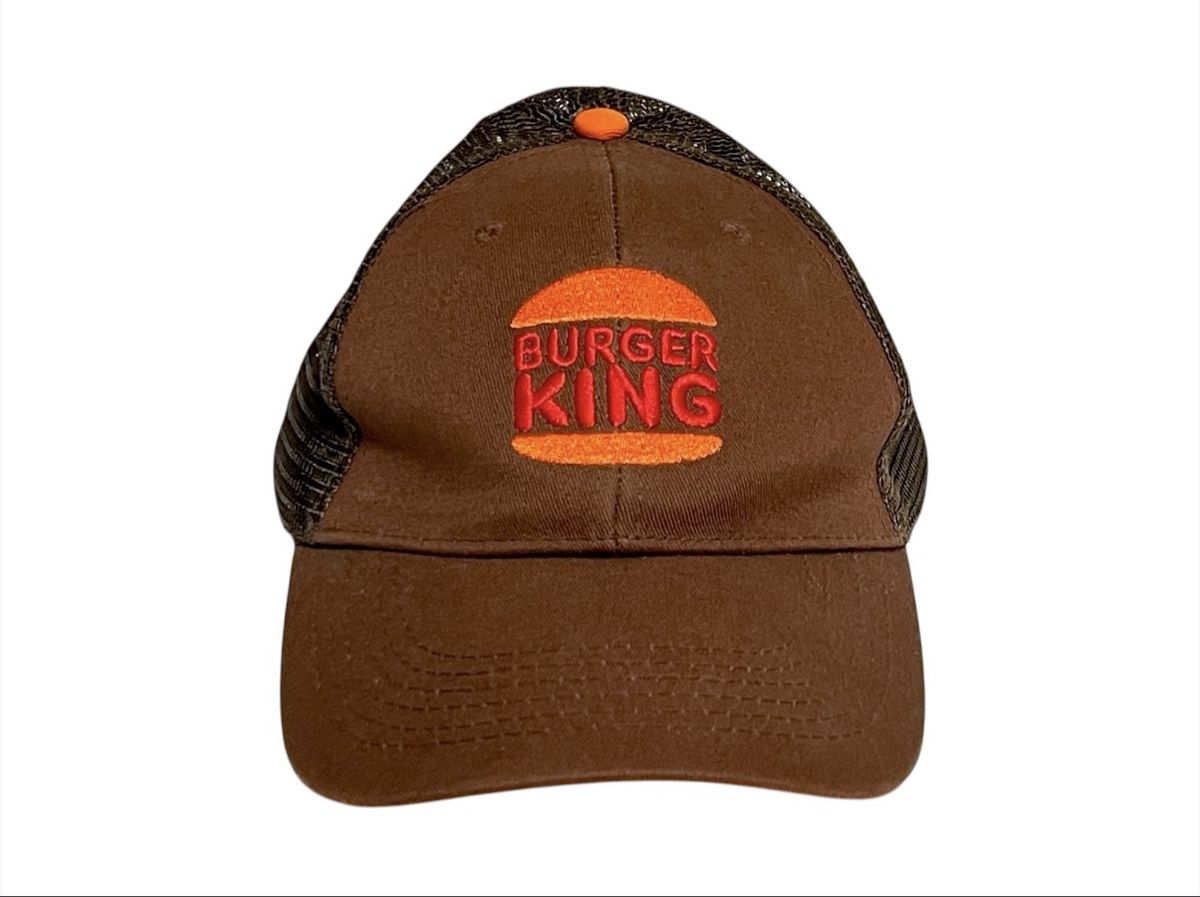 Hüte, Mützen & Caps: Gesticktes Burger King Original Staff Mesh Cap Braun-Orange – Neu (gemäss Beschreibung) aus Luzern von woti-shop 1