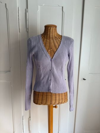 Strickjacke Cardigan flieder M
