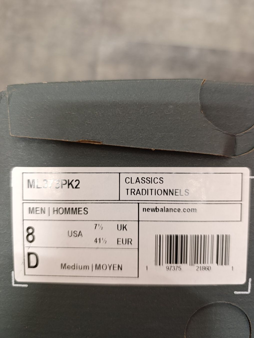 New Balance Scarpe da uomo: New Balance Sneaker ML373 – Nuovo e nell'imballaggio originale da Bern venduto da Retu1 5