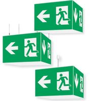 Posten 75Stk Gesitrel QUINN Notausgangs Fluchtwegleuchte LED