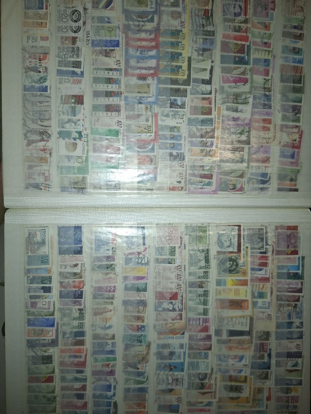 Alle Briefmarken: Briefmarkensammlung diverser länder kunterbunt eingeornet – Gebraucht aus Balgach von SIMEON27 6