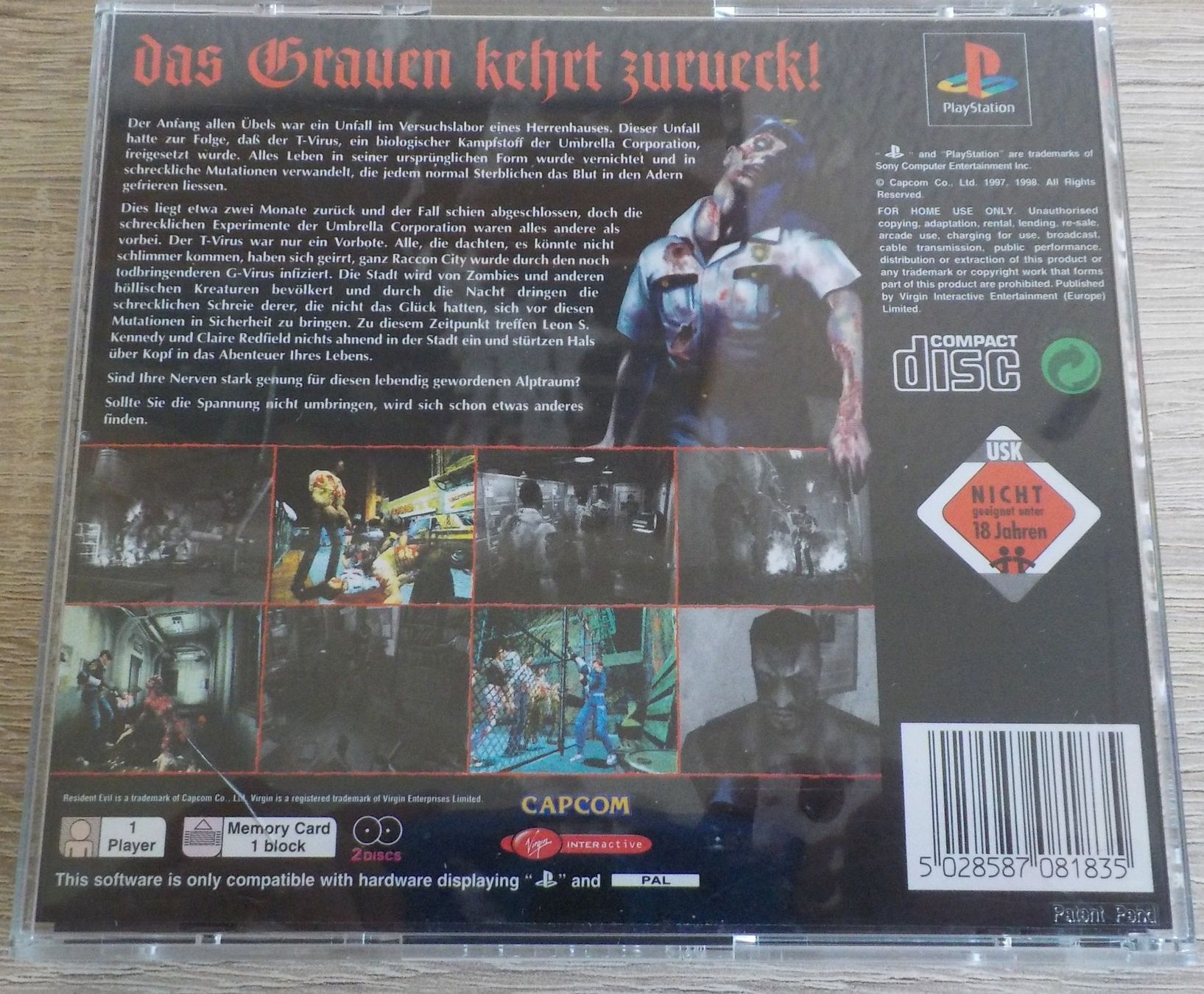 Sony Spiele: RESIDENT EVIL 2 – Gebraucht aus Reinach AG von Masi 1