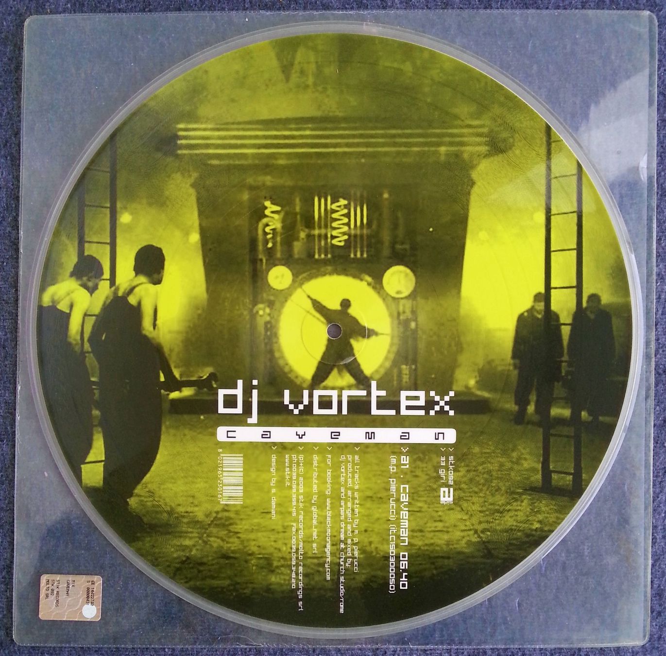 Schallplatten: LP Vinyl: DJ VORTEX – CAVEMAN, 2003 – Gebraucht aus Oberriet SG von ganesh435 2