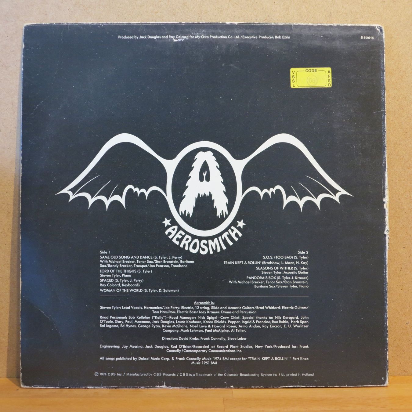Vinyles: Aerosmith - Get Your Wings / LP 1974 – D'occasion à Zürich par Naim60 1