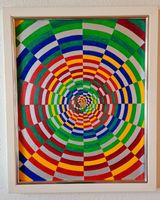 Original OP - ART Gemälde von W. Hausmann, Signiert