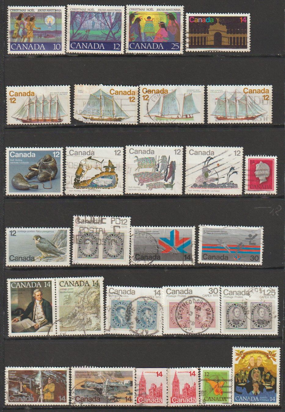 Alle Briefmarken: Canada usagés – Gebraucht aus Crans-Montana von kira56