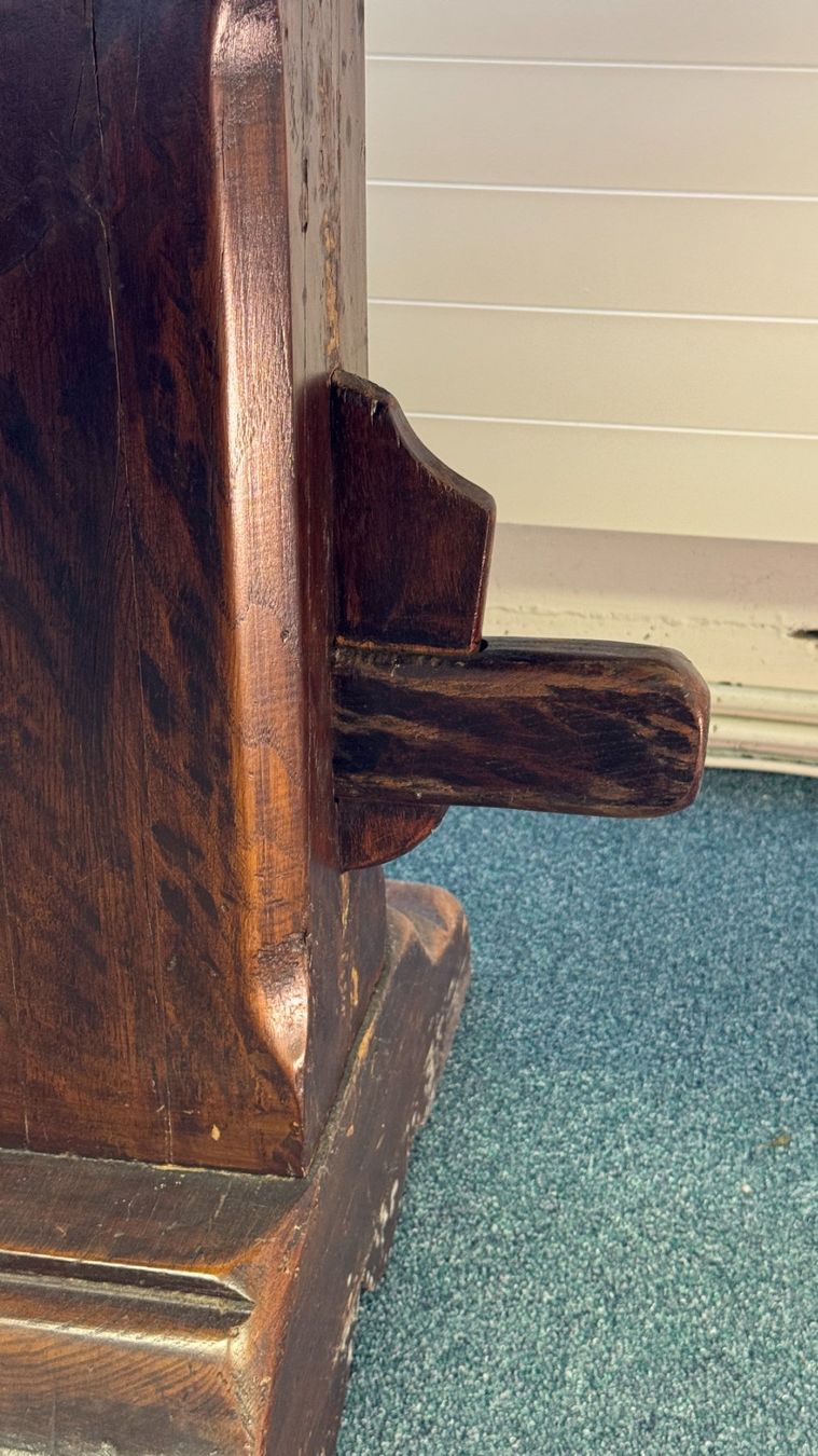 Tavoli: Antiker Holztisch aus massiver alter Eiche – Usato da Rheinau venduto da Abali 5