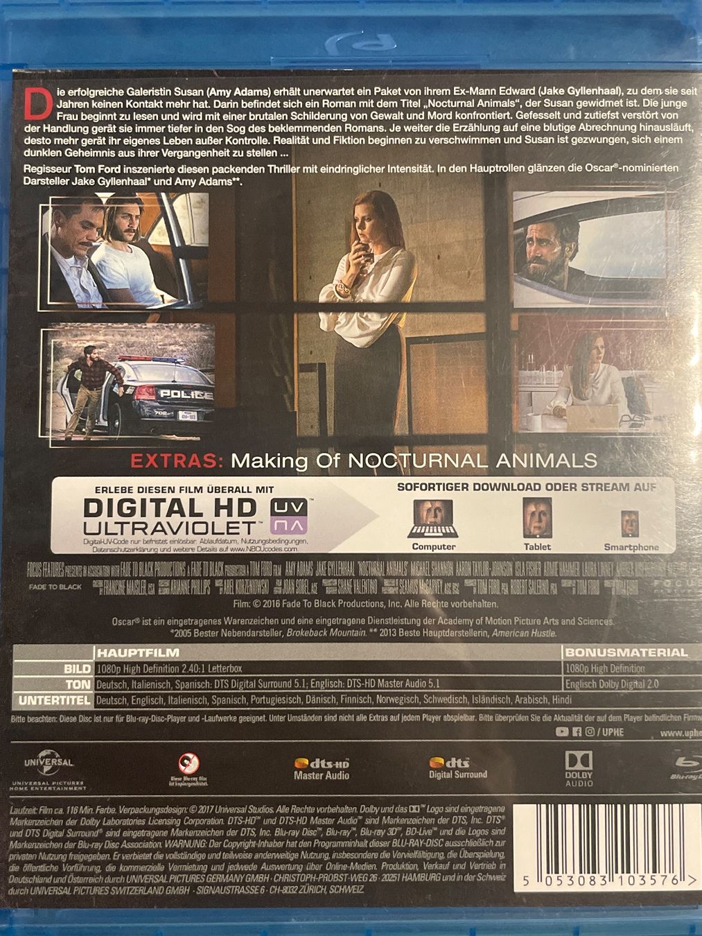 Tous les DVDs: Nocturnal Animals (2016) – Neuf (Voir description) à Waldenburg par Gonzo8 1