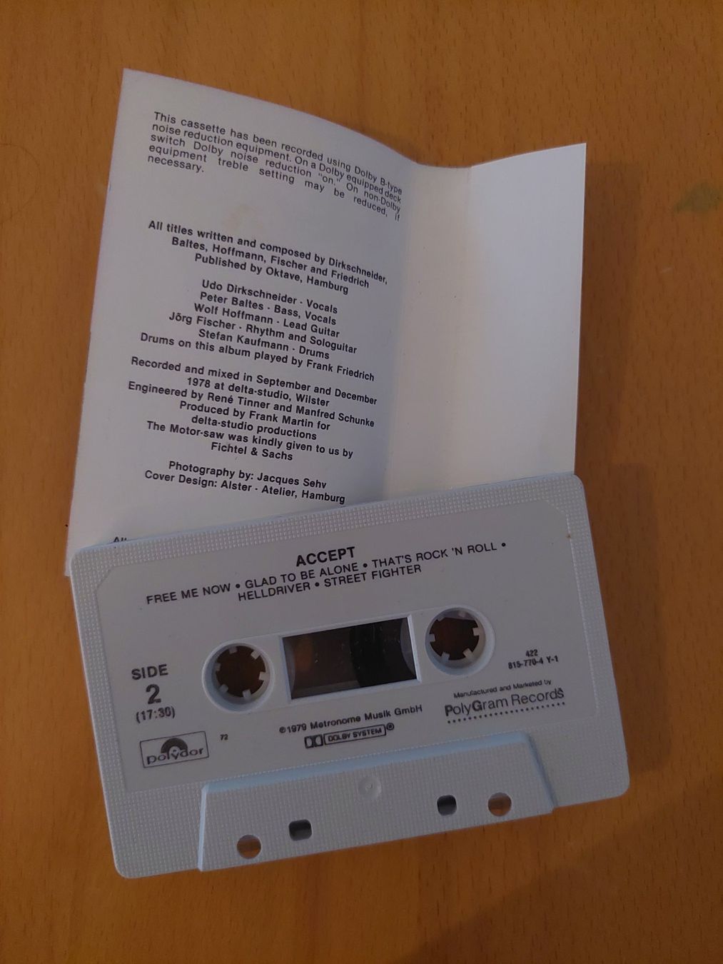 Kompaktkassetten: Accept – Accept, Kassette – Gebraucht aus St.Gallen von Tamal0204 2