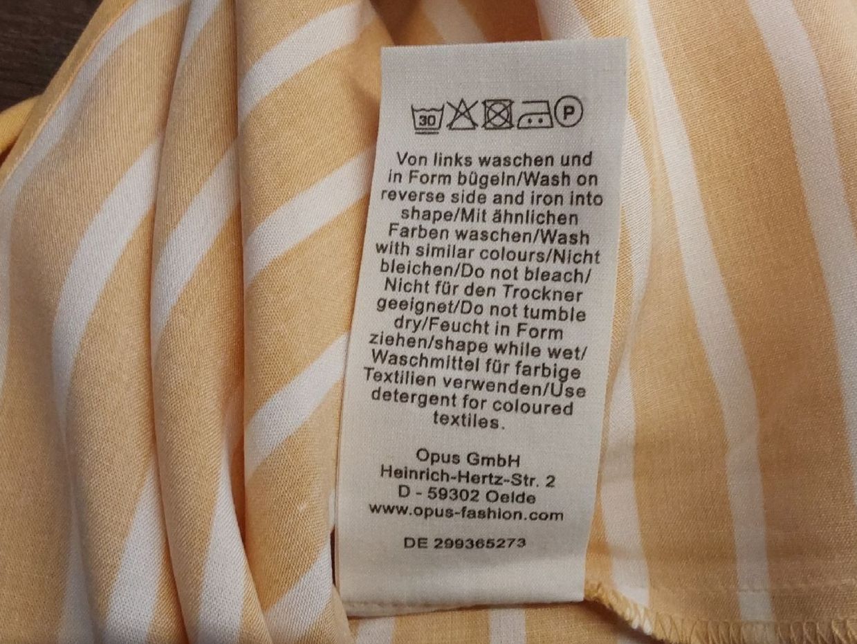Opus Blusen: Bluse opus 44 neu gelb Viskose – Neu und originalverpackt aus Köniz von scopello12 7