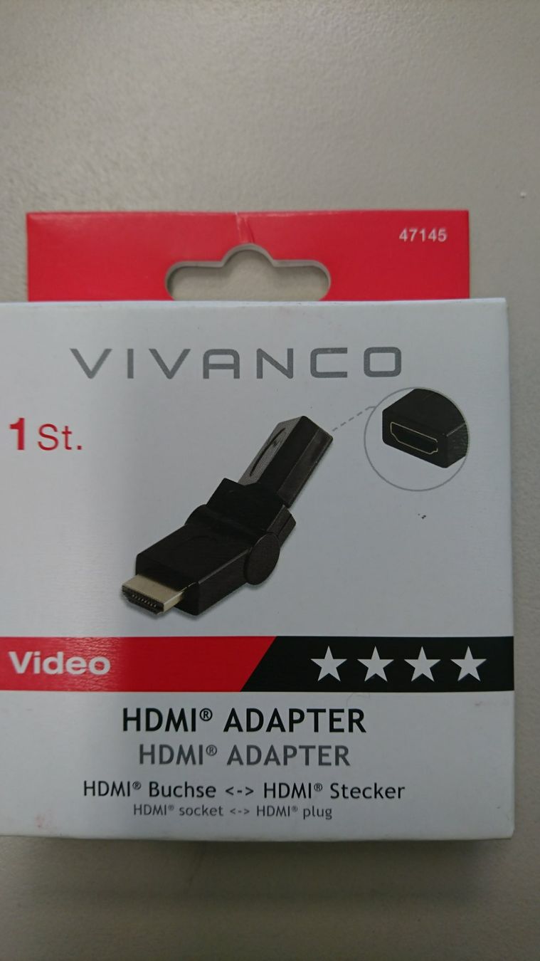 Adattatori: HDMI 360 grad Adapter – Nuovo e nell'imballaggio originale da Tägerschen venduto da Tech-World7