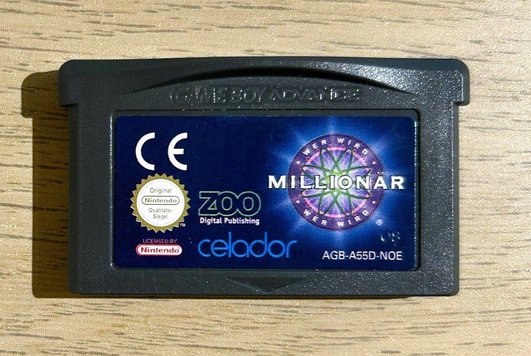 Nintendo Giochi: Wer Wird Millionär Gameboy Advance GBA – Usato da St. Gallen venduto da Alpine.Arcade
