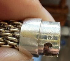 Halskette Silber 925 Mesh Netz guter Zustand