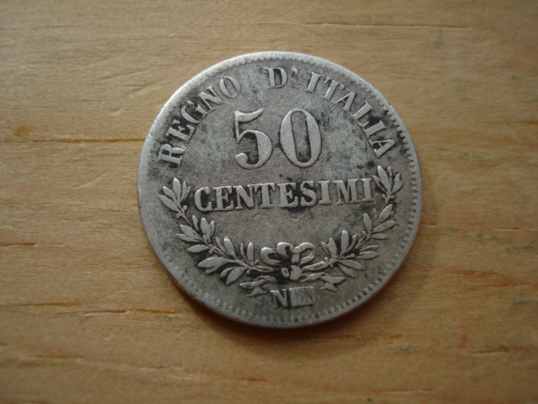 Tutti le monete: (Z2) 50 centesimi 1863  N BN – Usato da Erlach venduto da Net-Coins