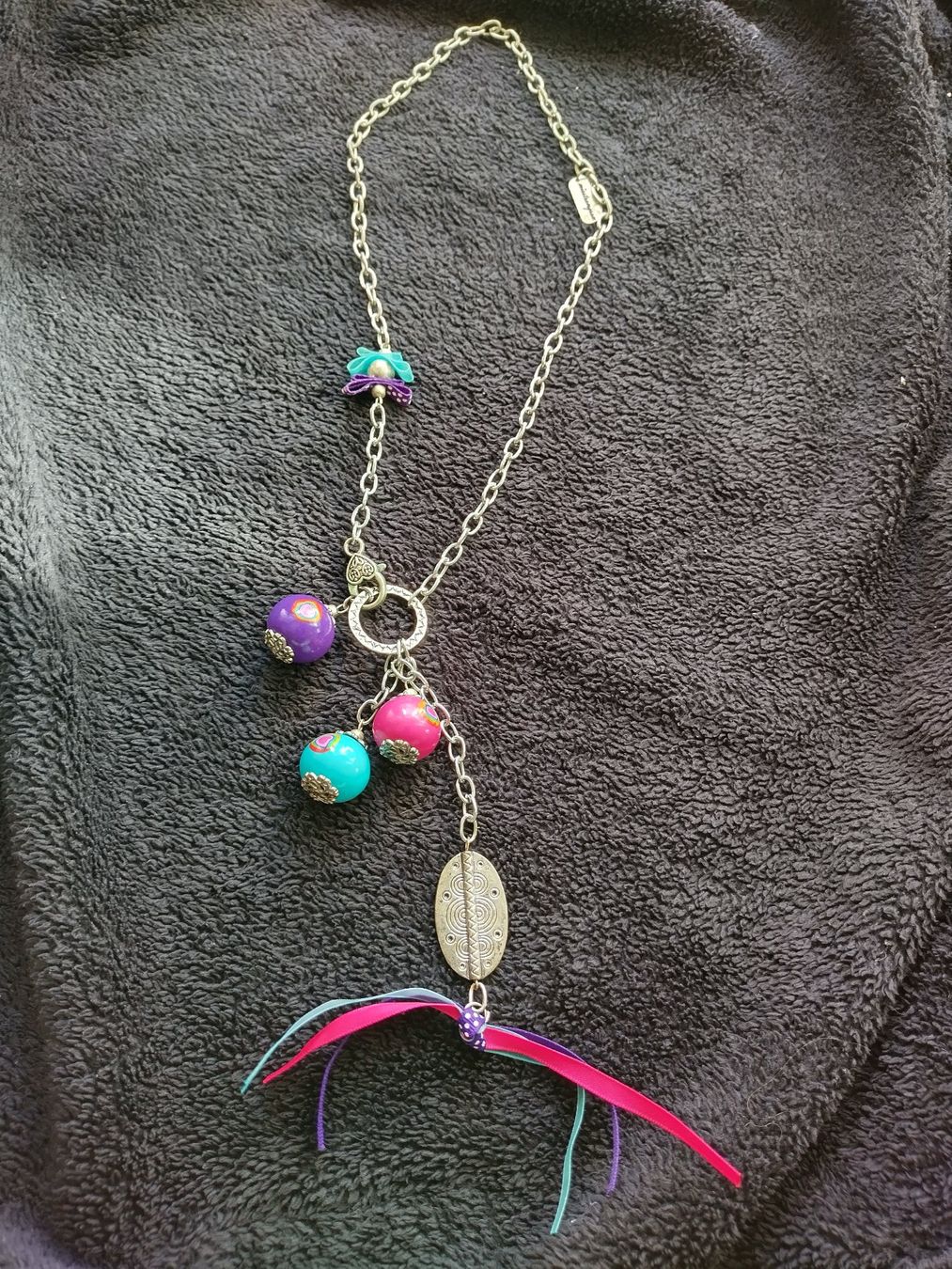Catenine: Collier sautoir breloque Miss Tramgram – Usato da Mühleberg venduto da Eliboub
