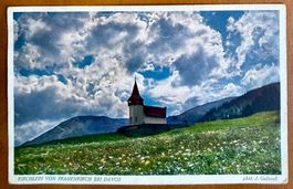 Davos - Kirchlein von Frauenkirch - photo Gaberell 1926