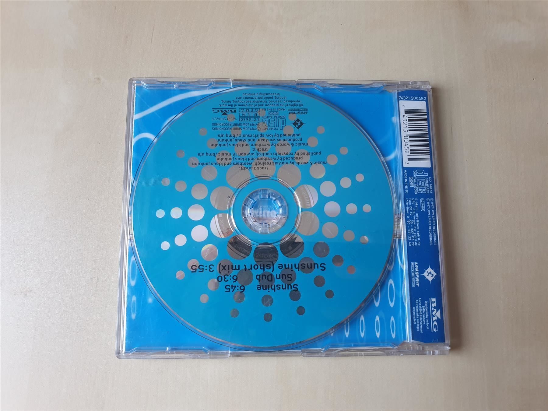 CDs: Dr Motte and Westbam Sunshine – D'occasion à Stansstad par collectorsshop 1