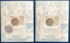 1990 Portugal Fayencen Block 76 ** und ET