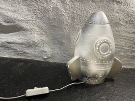 Egmont Toys Rakete Kinder Lampe silber